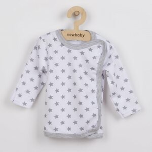 Kojenecká košilka New Baby Classic II s hvězdičkami Varianta: šedá/62 (3-6m)