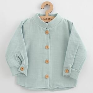Viga Kojenecká mušelínová košiNew Baby Soft dress Varianta: Kojenecká mušelínová košile New Baby Soft dress mátová - dle obrázku/62 (3-6m)