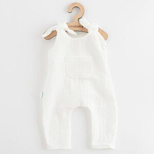 Kojenecké mušelínové lacláčky New Baby Soft dress Varianta: béžová/80 (9-12m)