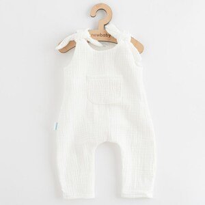 Kojenecké mušelínové lacláčky New Baby Soft dress Varianta: béžová/56 (0-3m)