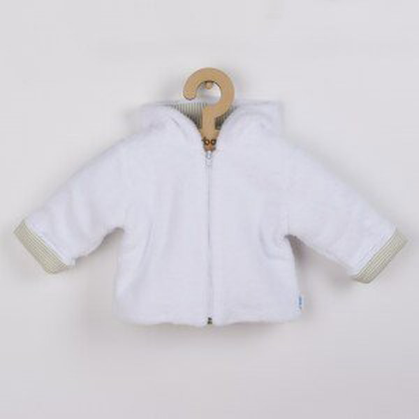 Luxusní dětský zimní kabátek s kapucí New Baby Snowy collection Varianta: bílá/80 (9-12m)