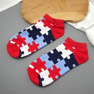Dudlu Kotníkové ponožky - puzzle