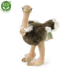 RAPPA Plyšový pštros emu 32 cm ECO-FRIENDLY