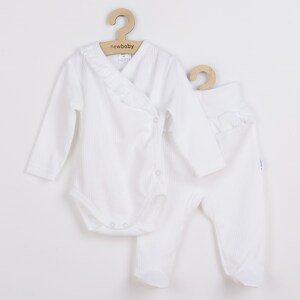 2-dílná kojenecká souprava New Baby Stripes Varianta: bílá/86 (12-18m)