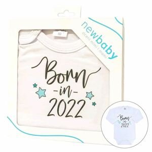 Body s potiskem New Baby Born in 2023 - dárkové balení Varianta: bílá/68 (4-6m)