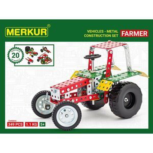 Merkur Farmer Set, 341 dílků, 20 modelů