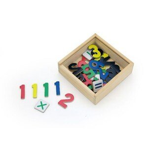Magnety čísla Viga - multicolor