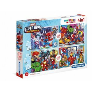 Dudlu Puzzle 2x20+2x60 dílků - Marvel Superhero