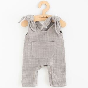 Kojenecké mušelínové lacláčky New Baby Comfort clothes Varianta: šedá/74 (6-9m)