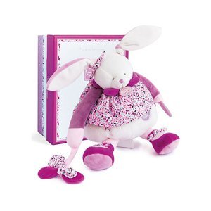 Doudou et Compagnie Paris Doudou Plyšová hračka růžový králíček 30 cm