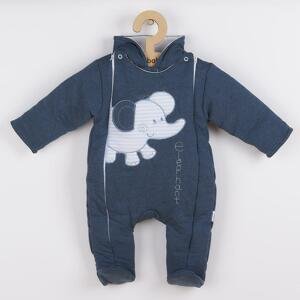 Zimní kombinézka New Baby Winter Elephant Varianta: jeans - modrá/68 (4-6m)