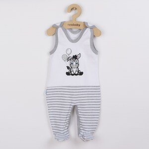 Kojenecké bavlněné dupačky New Baby Zebra exclusive Varianta: bílá/80 (9-12m)