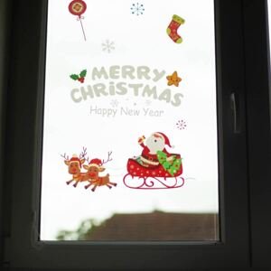 Dudlu Vánoční nálepky na okno - Santa Claus
