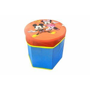 Dudlu Úložný box na hračky s víkem Disney - Mickey a Minnie mouse