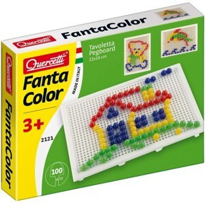 Quercetti 02121 FantaColor Basic 100 pegs