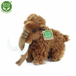 RAPPA Plyšový mamut stojící 17 cm ECO-FRIENDLY