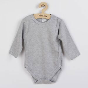 Kojenecké celorozepínací body New Baby Classic II Varianta: šedé - šedá/62 (3-6m)