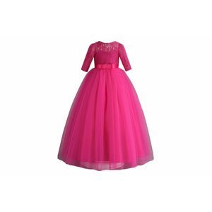 Dívčí společenské šaty vel. 128 - Růžové