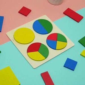 Dudlu Dětské geometrické puzzle - kruhy