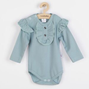 Kojenecké body New Baby Stripes Varianta: ledově - modrá/56 (0-3m)