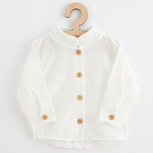 Kojenecká mušelínová košile New Baby Soft dress Varianta: béžová/62 (3-6m)