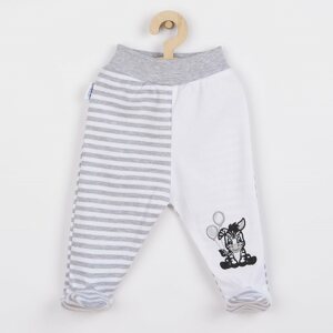 Kojenecké bavlněné polodupačky New Baby Zebra exclusive Varianta: bílá/74 (6-9m)