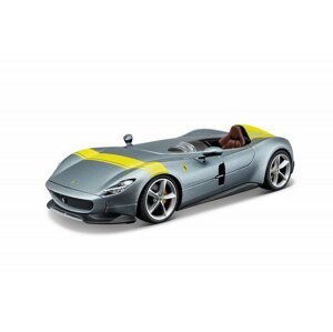 Dudlu M. Ferrari Assembly line, Ferrari Monza SP1, Silver, window box, 1:24