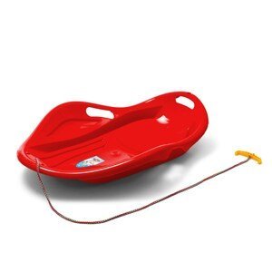 Dětský sáňkovací kluzák Mušle Baby Mix PREMIUM KOMFORT 80 cm Varianta: červený - červená