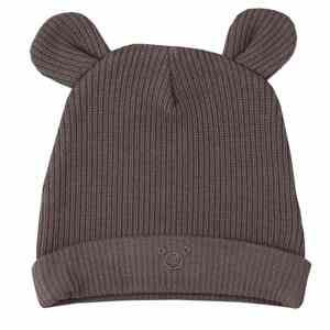 Kojenecká čepička Koala Pure Varianta: brown - hnědá/56 (0-3m)