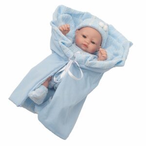 Berbesa Luxusní dětská panenka-miminko Varianta: chlapeček Berbesa Charlie 28cm - modrá