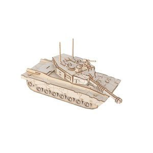 Woodcraft construction kit Woodcraft Dřevěné 3D puzzle Tank M1 Abrams