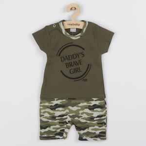 Kojenecký letní overal New Baby Army girl Varianta: Kojenecký letní overal New Baby Army girl - zelená/56 (0-3m)