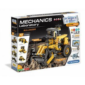 Mechanická laboratoř - Buldozer, 10 modelů, 200 dílků