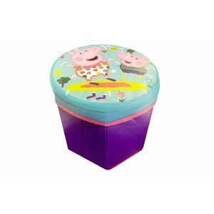 Dudlu Úložný box na hračky s víkem - Prasátko Peppa