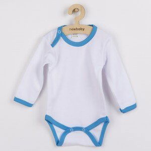 Kojenecké body New Baby s Varianta: modro-m lemem - tyrkysová/86 (12-18m)