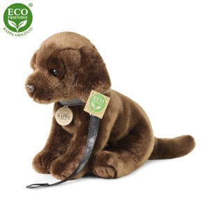 RAPPA Plyšový pes labrador 25 cm ECO-FRIENDLY