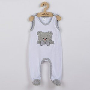 Luxusní kojenecké dupačky New Baby Honey Bear s 3D aplikací Varianta: bílá/56 (0-3m)