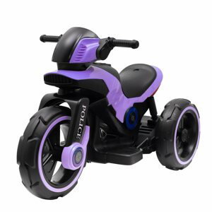 Dětská elektrická motorka Baby Mix POLICE Varianta: fialová