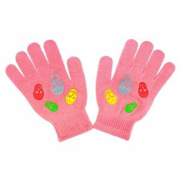 Dětské zimní rukavičky New Baby Girl Varianta: malinové - růžová/122 (6-7 let)