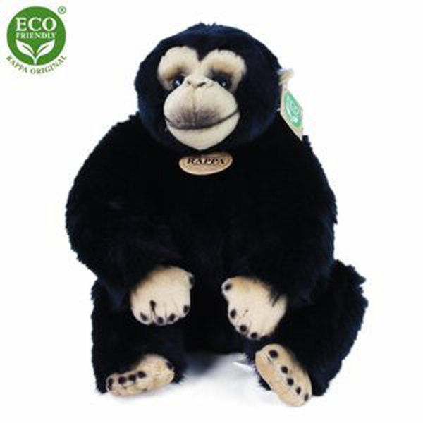 RAPPA Plyšová opice šimpanz sedící 25 cm ECO-FRIENDLY