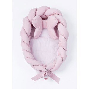 Pletené hnízdečko pro miminko Velvet Belisima Varianta: pink - růžová