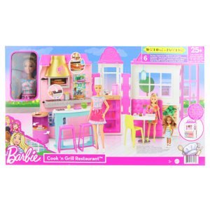 Barbie Restaurace s panenkou herní set HBB91