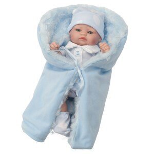 Berbesa Luxusní dětská panenka-miminko Varianta: chlapeček Berbesa Alex 28cm - modrá