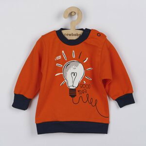 Kojenecké bavlněné tričko New Baby skvělý nápad Varianta: oranžová/62 (3-6m)