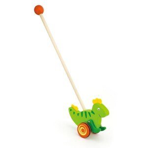 Dřevěná jezdící hračka Viga Varianta: dinosaurus - multicolor