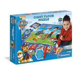 PAW PATROL - Velké podlahové puzzle s interaktivním perem