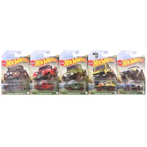 Dudlu Hot Wheels Tématické auto - Mud runners HFW36