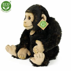 RAPPA Plyšová opice šimpanz 27 cm ECO-FRIENDLY