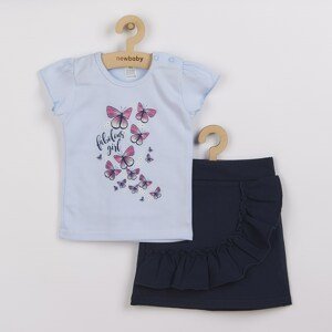 Kojenecké tričko se sukýnkou New Baby Butterflies Varianta: modrá/80 (9-12m)