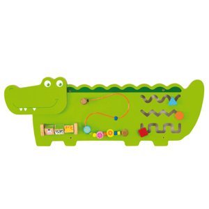 Dudlu Dřevěná nástěnná hra - krokodýl